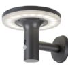 Rabalux 77017 Alaska LED Venkovní světlo s čidlem | Přírodní bílá | 10W | Bílá | Černá