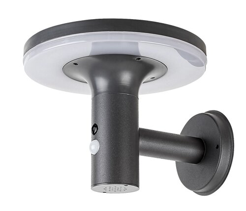 Rabalux 77017 Alaska LED Venkovní světlo s čidlem | Přírodní bílá | 10W | Bílá | Černá