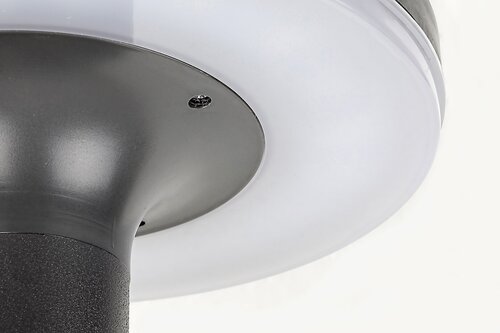 Rabalux 77017 Alaska LED Venkovní světlo s čidlem | Přírodní bílá | 10W | Bílá | Černá