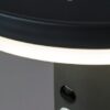Rabalux 77017 Alaska LED Venkovní světlo s čidlem | Přírodní bílá | 10W | Bílá | Černá