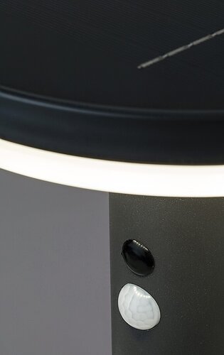 Rabalux 77017 Alaska LED Venkovní světlo s čidlem | Přírodní bílá | 10W | Bílá | Černá