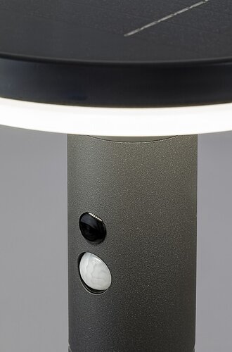 Rabalux 77018 Alaska LED Venkovní světlo s čidlem | Přírodní bílá | 10W | Bílá | Černá