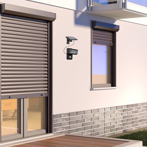 Rabalux 77019 Valpovo LED Venkovní světlo s čidlem | Přírodní bílá | 24W | Černá