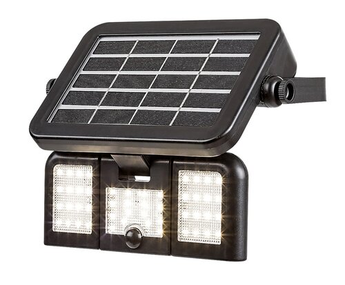 Rabalux 77020 Lihull LED Venkovní světlo s čidlem | Přírodní bílá | 9,6W | Černá
