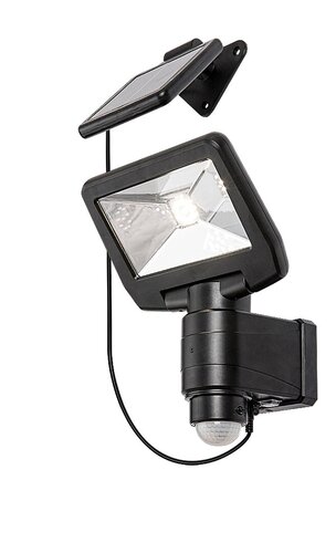 Rabalux 77021 Dojran LED Venkovní světlo s čidlem | Přírodní bílá | 5W | Černá