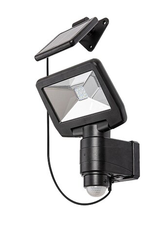Rabalux 77021 Dojran LED Venkovní světlo s čidlem | Přírodní bílá | 5W | Černá