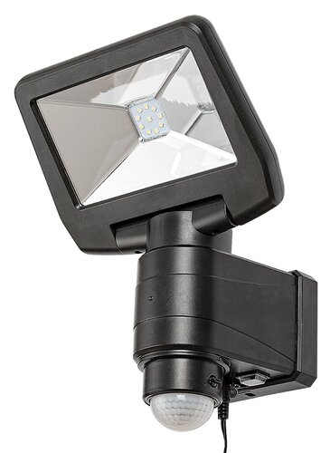 Rabalux 77021 Dojran LED Venkovní světlo s čidlem | Přírodní bílá | 5W | Černá