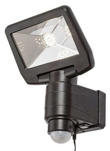 Rabalux 77021 Dojran LED Venkovní světlo s čidlem | Přírodní bílá | 5W | Černá