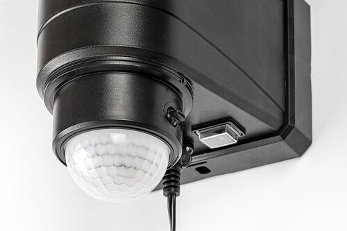 Rabalux 77021 Dojran LED Venkovní světlo s čidlem | Přírodní bílá | 5W | Černá