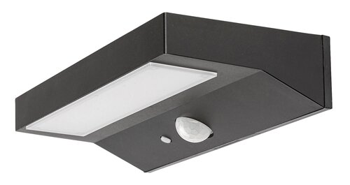 Rabalux 77023 Korana LED Venkovní světlo s čidlem | Přírodní bílá | 6W | Bílá | Černá