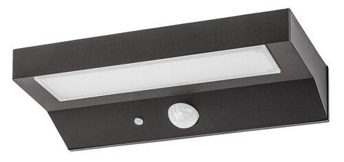 Rabalux 77023 Korana LED Venkovní světlo s čidlem | Přírodní bílá | 6W | Bílá | Černá