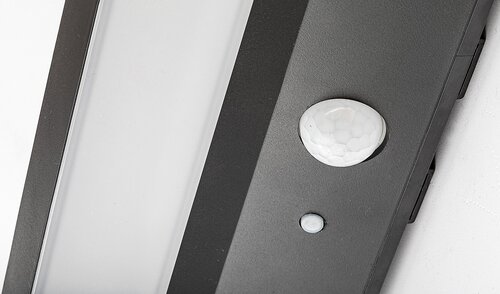 Rabalux 77023 Korana LED Venkovní světlo s čidlem | Přírodní bílá | 6W | Bílá | Černá