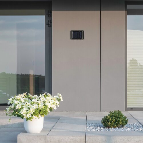 Rabalux 77024 Kangton LED Venkovní světlo s čidlem | Teplá bílá | 12W | Černá