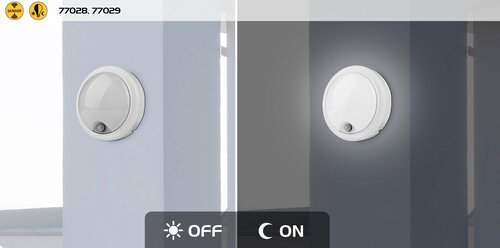 Rabalux 77028 Hitura LED Nástěnné venkovní světlo | Přírodní bílá | 1,5W | Bílá | Černá