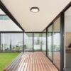Rabalux 77035 Indre LED Stropní venkovní světlo | Variabilní | 28W | Bílá | Černá