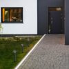 Rabalux 77045 Geleen LED Venkovní světlo s čidlem | Teplá bílá | 4W | Bílá | Černá