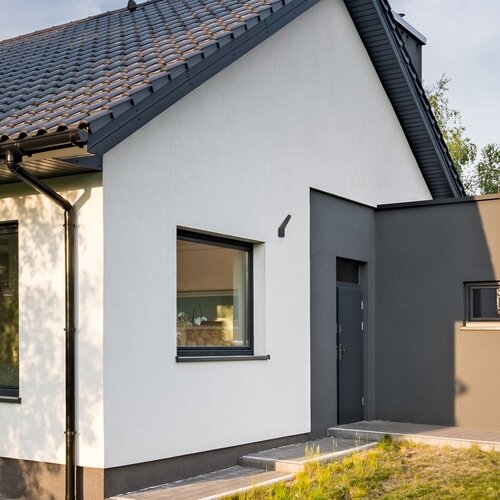 Rabalux 77051 Ognon LED Nástěnné venkovní světlo | Teplá bílá | 8W | Bílá | Černá