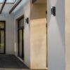 Rabalux 77055 Cernon Nástěnné venkovní světlo | GU10 | Bílá | Černá