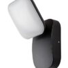 Rabalux 77057 Odiel LED Nástěnné venkovní světlo | Teplá bílá | 12W | Bílá | Černá