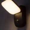 Rabalux 77058 Odiel LED Nástěnné venkovní světlo | Teplá bílá | 12W | Bílá | Černá