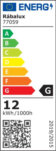 Rabalux 77059 Odiel LED Zahradní sloupkové světlo | Teplá bílá | 12W | Bílá | Černá