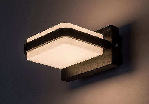 Rabalux 77061 Gendt LED Nástěnné venkovní světlo | Teplá bílá | 12W | Bílá | Černá