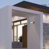 Rabalux 77061 Gendt LED Nástěnné venkovní světlo | Teplá bílá | 12W | Bílá | Černá