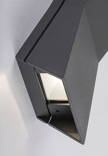 Rabalux 77066 Temse LED Nástěnné venkovní světlo | Přírodní bílá | 6W | Černá