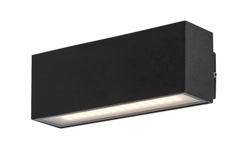 Rabalux 77075 Mataro LED Nástěnné venkovní světlo | Přírodní bílá | 10W | Bílá | Černá