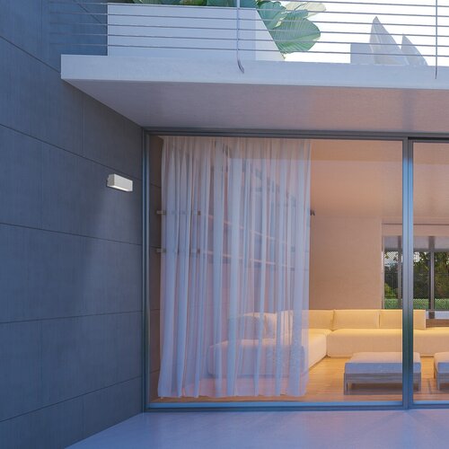 Rabalux 77076 Mataro LED Nástěnné venkovní světlo | Přírodní bílá | 10W | Bílá