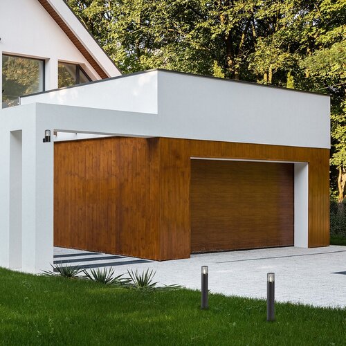 Rabalux 77083 Haren Nástěnné venkovní světlo | E27 | Černá