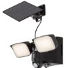 Rabalux 77091 Leszno LED Nástěnné venkovní světlo | Přírodní bílá | 10W | Bílá | Černá