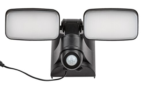 Rabalux 77091 Leszno LED Nástěnné venkovní světlo | Přírodní bílá | 10W | Bílá | Černá
