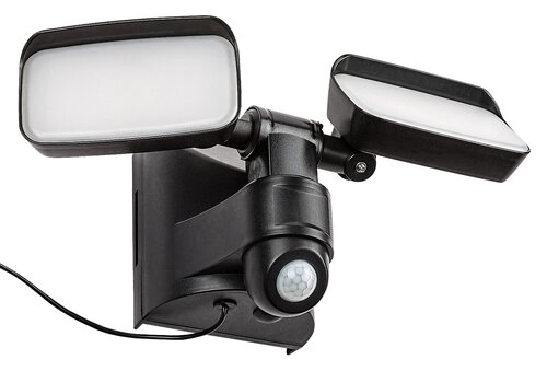 Rabalux 77091 Leszno LED Nástěnné venkovní světlo | Přírodní bílá | 10W | Bílá | Černá