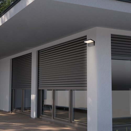 Rabalux 77092 Zaragoza LED Nástěnné venkovní světlo | Přírodní bílá | 10W | Bílá | Černá