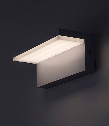 Rabalux 77093 Zaragoza LED Nástěnné venkovní světlo | Přírodní bílá | 10W | Bílá
