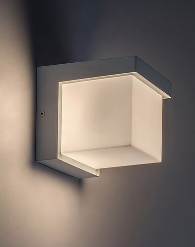 Rabalux 77096 Andelle LED Nástěnné venkovní světlo | Teplá bílá | 10W | Bílá