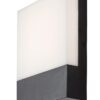 Rabalux 77097 Gimone LED Nástěnné venkovní světlo | Přírodní bílá | 10W | Bílá | Černá