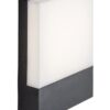 Rabalux 77097 Gimone LED Nástěnné venkovní světlo | Přírodní bílá | 10W | Bílá | Černá