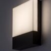 Rabalux 77097 Gimone LED Nástěnné venkovní světlo | Přírodní bílá | 10W | Bílá | Černá