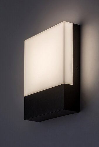 Rabalux 77097 Gimone LED Nástěnné venkovní světlo | Přírodní bílá | 10W | Bílá | Černá