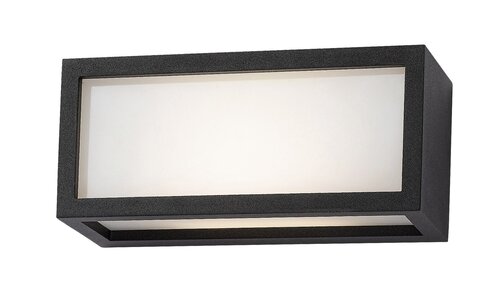 Rabalux 77099 Lublin LED Nástěnné venkovní světlo | Přírodní bílá | 10W | Bílá | Černá