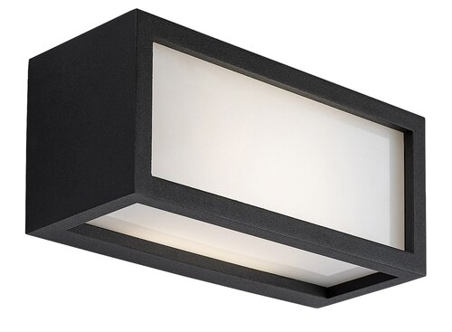 Rabalux 77099 Lublin LED Nástěnné venkovní světlo | Přírodní bílá | 10W | Bílá | Černá