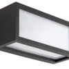 Rabalux 77099 Lublin LED Nástěnné venkovní světlo | Přírodní bílá | 10W | Bílá | Černá