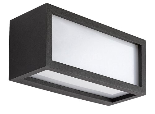 Rabalux 77099 Lublin LED Nástěnné venkovní světlo | Přírodní bílá | 10W | Bílá | Černá