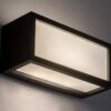 Rabalux 77099 Lublin LED Nástěnné venkovní světlo | Přírodní bílá | 10W | Bílá | Černá