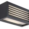 Rabalux 77100 Lublin LED Nástěnné venkovní světlo | Přírodní bílá | 10W | Bílá | Černá