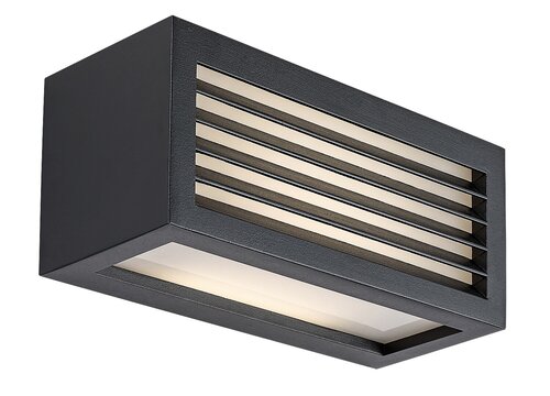 Rabalux 77100 Lublin LED Nástěnné venkovní světlo | Přírodní bílá | 10W | Bílá | Černá