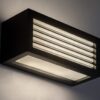 Rabalux 77100 Lublin LED Nástěnné venkovní světlo | Přírodní bílá | 10W | Bílá | Černá