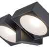 Rabalux 77101 Telde LED Nástěnné venkovní světlo | Teplá bílá | 14W | Černá